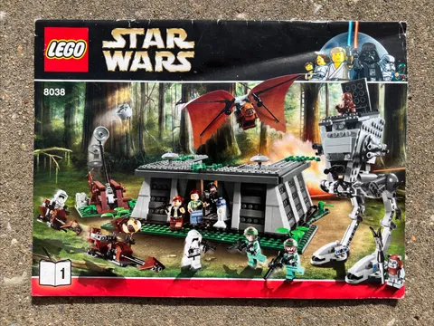 Lego 8038 Star Wars Battle of Endor Manual Instruction Booklet #1 Only