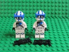 Lot 2 Lego 501st Clone Heavy Trooper Star Wars Minifigures sw1247 75345 HT84
