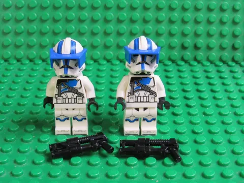 Lot 2 Lego 501st Clone Heavy Trooper Star Wars Minifigures sw1247 75345 HT84