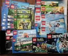 Lot Of 28 Lego Instruction Books Marvel City Creator & More  17 Instruction Sets