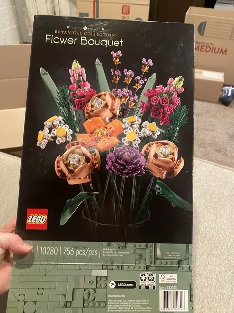 Lego Botanical Flower Bouquet Open Set Used, Played With Previously