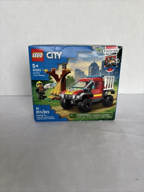 LEGO® City 60393 4x4 Fire Truck Rescue Brand New! Sealed! Fire ATV Pickup