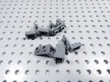 LEGO Lot of 6 Dark Bluish Gray 1x1-1x2 Inverted Brackets BP