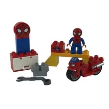 LEGO Duplo Spider-Man Spider-Bike Workshop 10607 Replacement Parts 11 Piece Lot