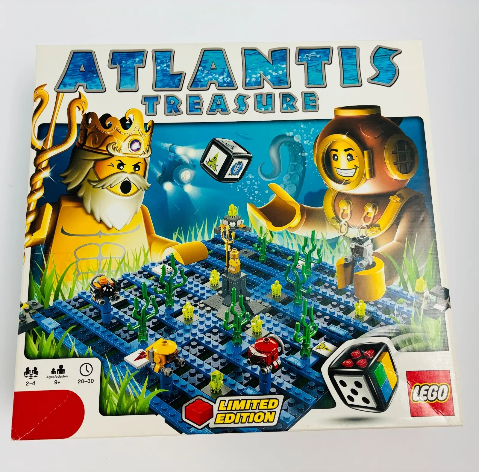 LEGO - Atlantis Treasure 3851 -  COMPLETE - LEGO Games I29
