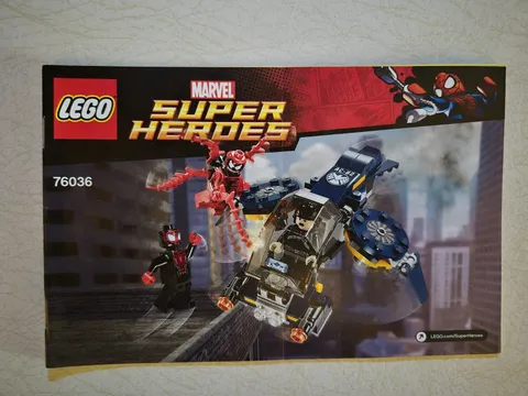 LEGO DC Superheroes Green Lantern VS Sinestro MANUAL ONLY 76025-No Bricks