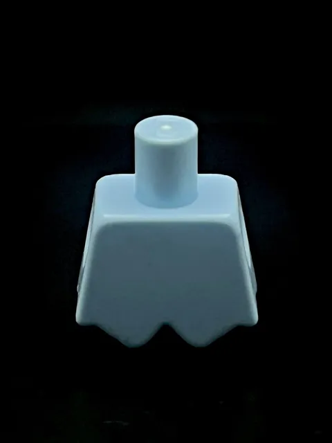 Lego Minifigure Torso Short Shot Misprint Prototype Factory Error Mold Test