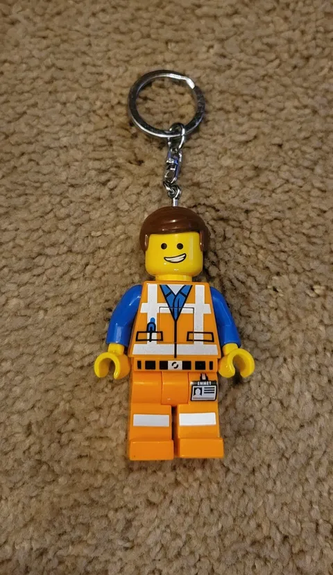 Lego Emmet Keychain & lovely Lego Movie SHIPS FAST