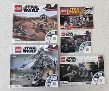 Lego Star Wars Instruction Manuals Only For 75299, 75234, 75078, 75267 & 75280