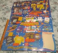 ⭐Lego Christmas Club List Shop 1997 Large Poster/Pamphlet⭐