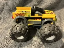 Lego #8670 Racers Jump Master Yellow Monster Truck Frankenstein Stickers Toy