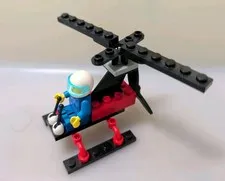 LEGO Airport Air Patrol Gyrocopter 2849 1068 100% Complete Parts No Box Instrcts