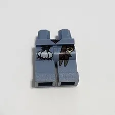 Lego Legs Female Woman Garlic Vampire Hunter Blue Gray Minifigure Minifig
