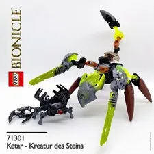 ✔️ LEGO BIONICLE - Ketar Creature of the Brick - 71301 - 100% Complete ✔️