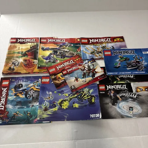 LEGO Ninjago Manual Lot 10 Sets Spinjitzu Legacy 2508 2516 70636 70730