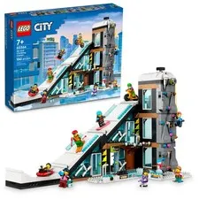 LEGO City Ski Climbing Center 60366 3 Level Slope 8 Minifigures Building