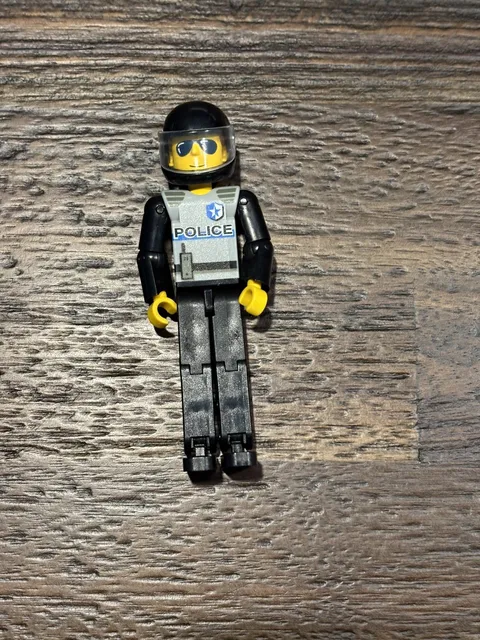 Lego Technic Figure - Vintage/Rare With Helmet, police officer