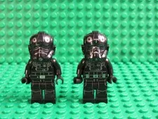 Lot of 2 LEGO Star Wars minifigures Imperial TIE Fighter Pilot MX42