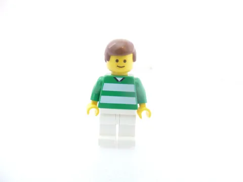 Soccer Player Green and White #10 LEGO Minifigure 3409