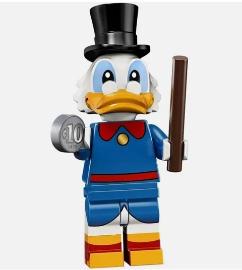 LEGO Disney Series 2 Minifigure Scrooge McDuck Cane Coin Accessory