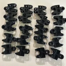 Lego Bionicle Lot - 20 Axle Connector 2x3 Ball Joint Socket Black