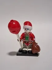 Harley Quinn Lego Minifigure Chritmas,Santa With Stand Custom Holiday Serie New
