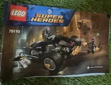 LEGO DC Super Heroes 76110 Illustrated Instruction Manual English Booklet