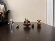 LEGO The Lord of the Rings King Theoden, Eomer, Goblin Scribe Mini Figures
