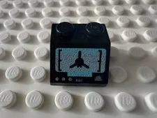 LEGO Slope 45 2 x 2 with SW Droid Tri-Fighter Pattern 3039pb044