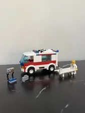 LEGO City Ambulance 7890 Near Complete
