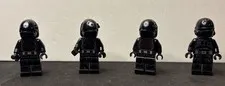 Lego Star Wars Minifigure Imperial Ground Crew With 3 Gunners - Lot Of 4