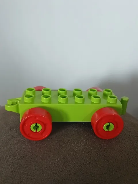 Lego Duplo Green Train Base Wheels 2 X 6 Vehicle Part Building Brick Toy 55