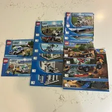 Lego City INSTRUCTION MANUALS ONLY Lot Of 5 4436 7286 60047 60044 60161