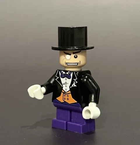 LEGO DC Batman Penguin Minifigure 2006 bat010 7885 7783 Custom UV Printed