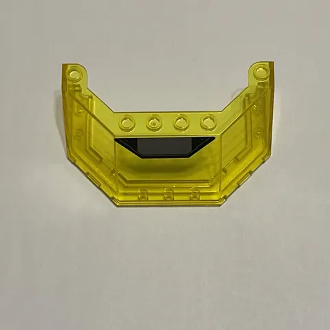 LEGO Windscreen 5 x 8 x 2 with Metal Plates and Rivets 62576pb05 Set 76160
