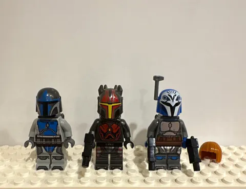 LEGO Star Wars The Mandalorian Minifigure Lot of 3 w/ Gar Saxon!