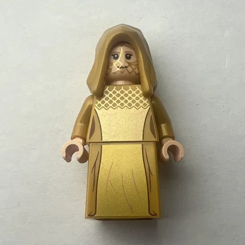 LEGO Minifigure Gold Hooded Figure w/ Skirt/Dress Body (No Head)
