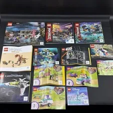 LEGO Instruction Manual Lot of 13 Star Wars, Ninjago, Marvel, Friends, Disney