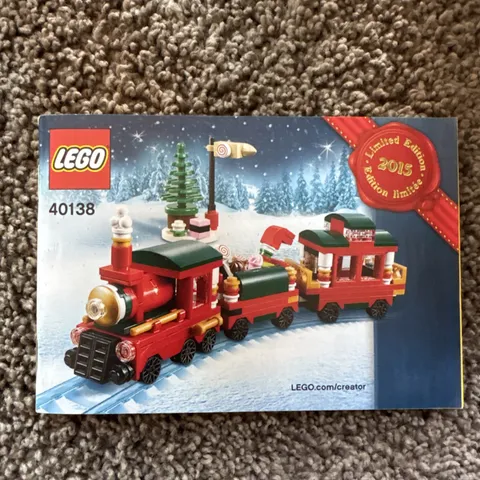 Lego 40138 Christmas Train Instruction Manual Only Limited Edition 2015