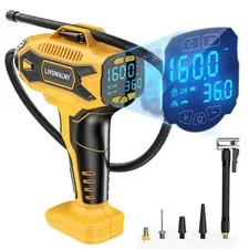 Tire Inflator Air Compressor Compatible Dewalt 20V Battery Power Livowalny