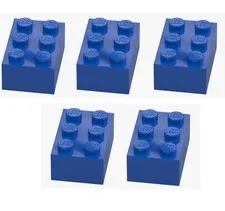 LEGO ® 5x brick 2x3 bright blue 3002 300223 blue brick spare parts new brick