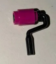 LEGO Black Paint Roller Handle w/ Magenta Paint Nap Accessory Minifig Piece Part