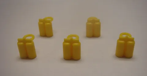 Lego Lot Of 5 yellow Diver/Space Air Tanks for benny minfigure tank new