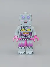 LEGO Lady Robot minifigure female pink Collectible Series 11 CMF