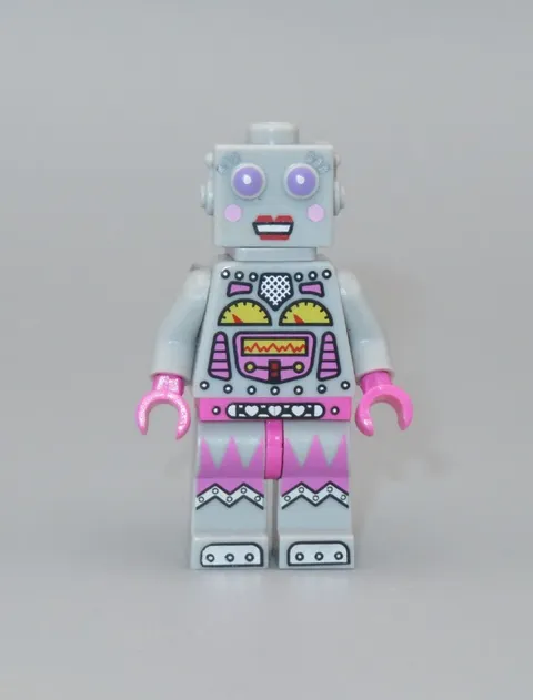 LEGO Lady Robot minifigure female pink Collectible Series 11 CMF