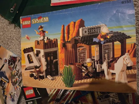 Lego System Wild West Sheriff's Lock-Up #6755 Instruction Manual 1996