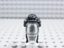 LEGO Black Coiled Hair Long Ponytail Braided Minifig BJ