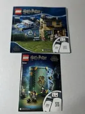 LOT OF 2 LEGO HARRY POTTER 75968 & 76383 INSTRUCTION MANUALS ONLY