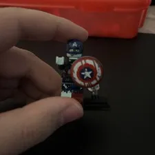 Lego Collectible Minifigure Super Heroes Zombie Captain America colmar09