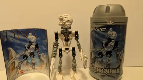 LEGO Bionicle 8536 Kopaka Mata Complete With Canister And Instructions Ko-Koro